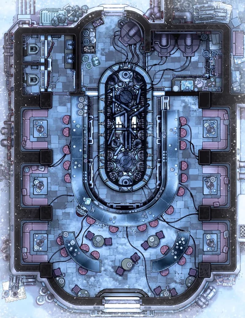 Desert City Tavern map, Frozen variant