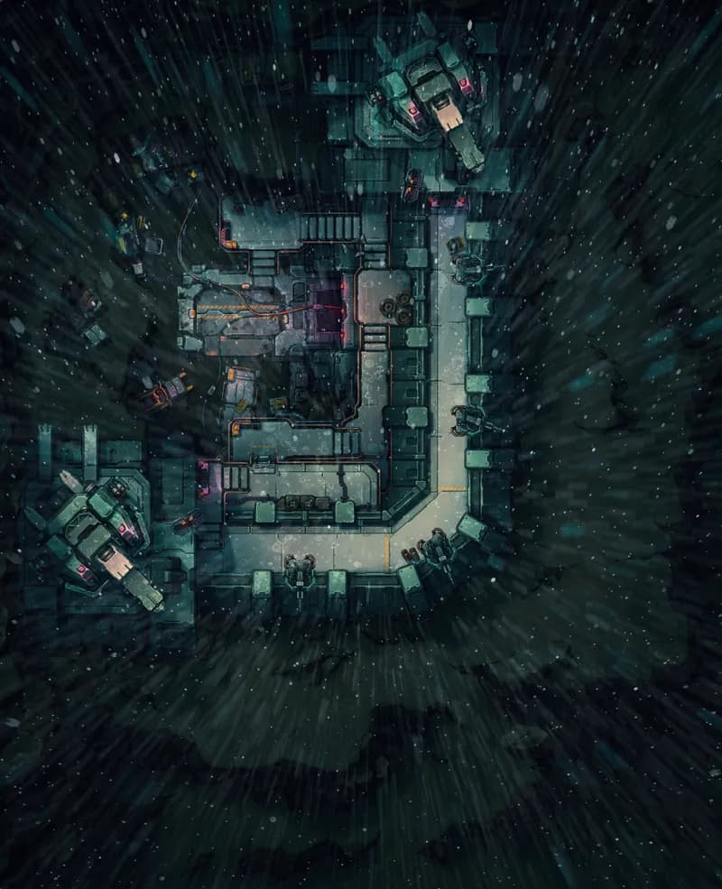 Military Outpost map, Onyx Rain variant