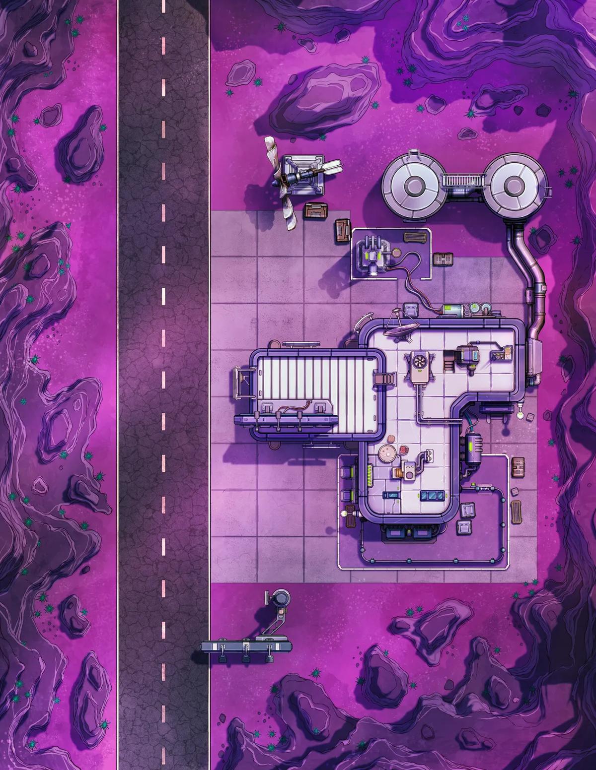 Apocalyptic Fuel Station map, Zurkon variant