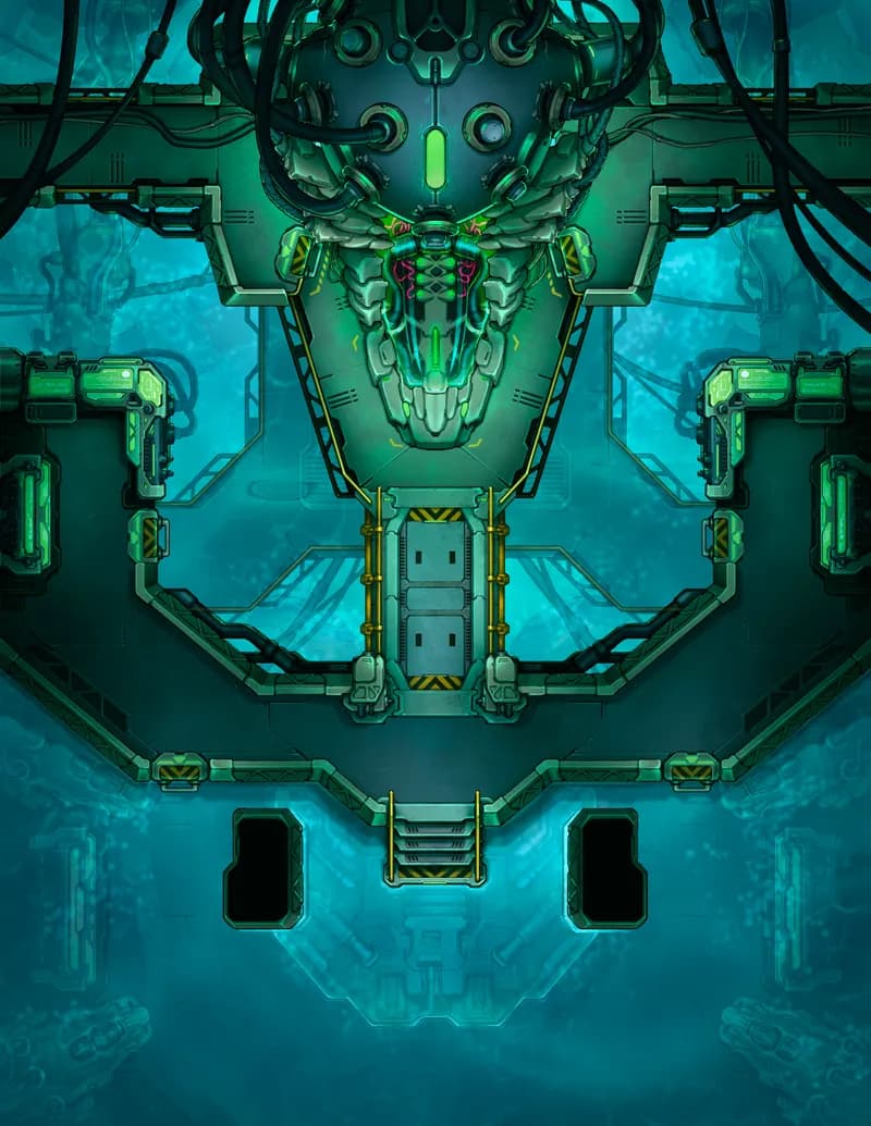 Mako Reactor map, Flooded variant