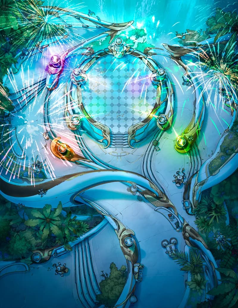 Duelling Arena map, Dance Floor variant