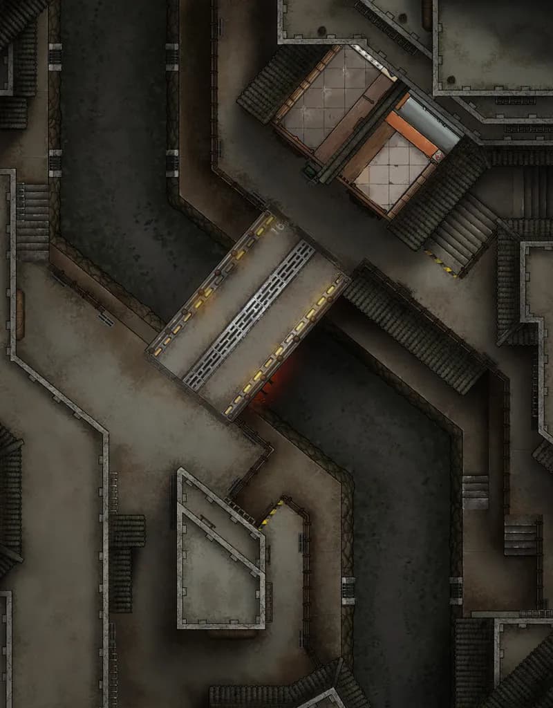 Canal Slums map, Empty Day variant