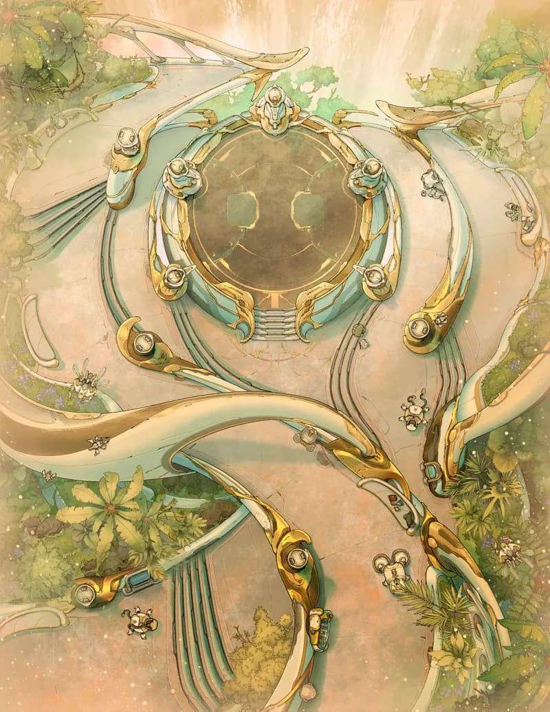 Duelling Arena map, Desert variant