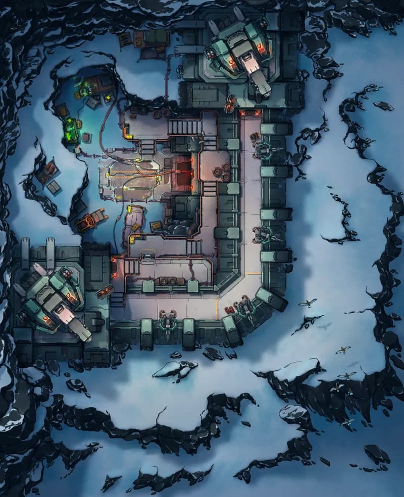 Military Outpost map, Original variant