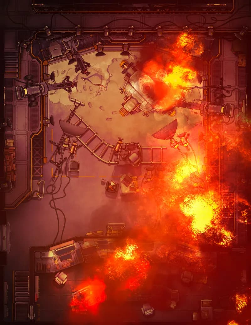 Film Set map, Fire variant