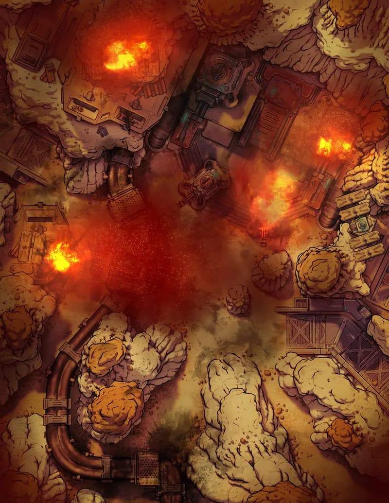 Hoodoos Base map, Disaster variant