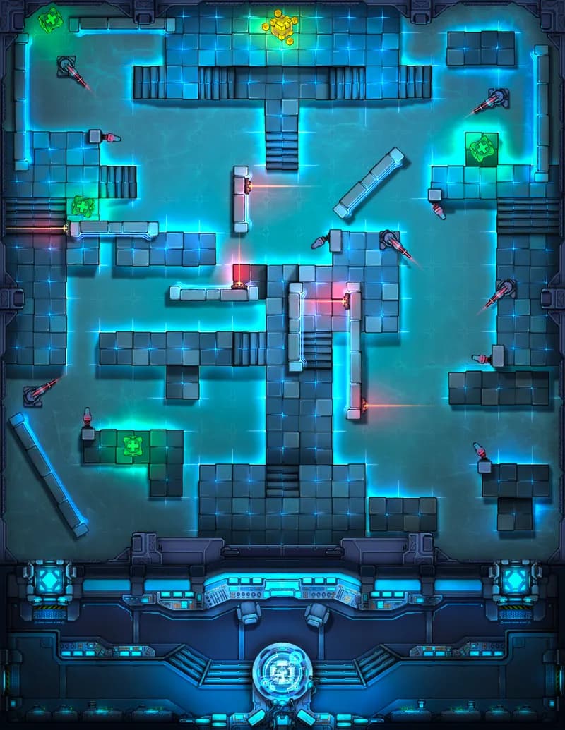 Holodeck map, Flooded variant