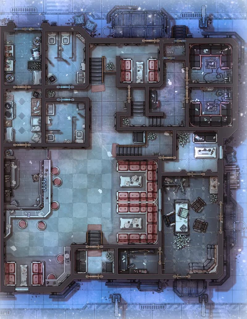 Inner City Bar map, Frozen variant