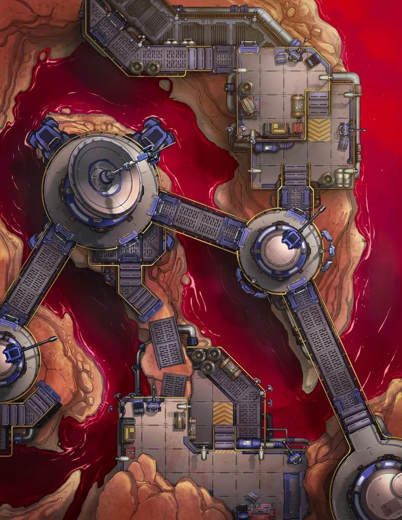 Canyon River Base map, Blood Sea variant
