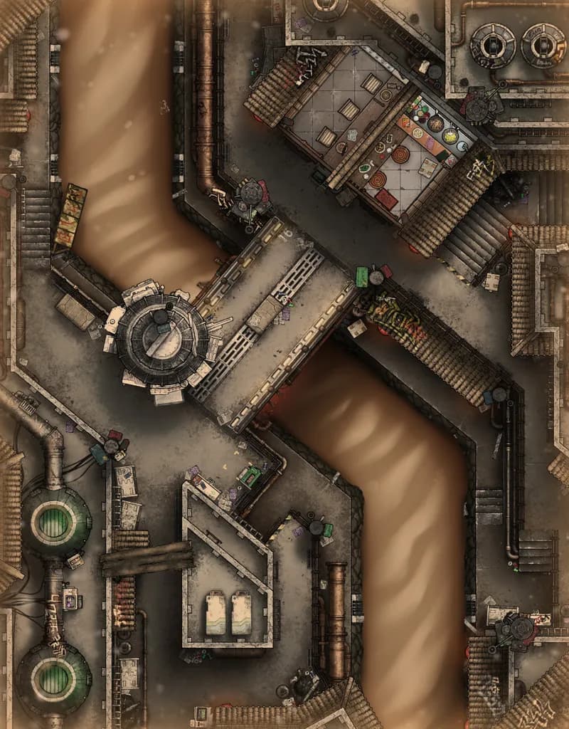 Canal Slums map, Desert variant