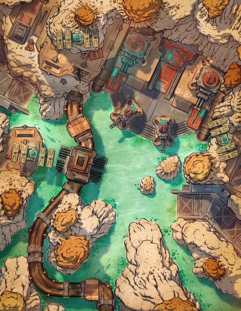 Hoodoos Base map, Coastal variant