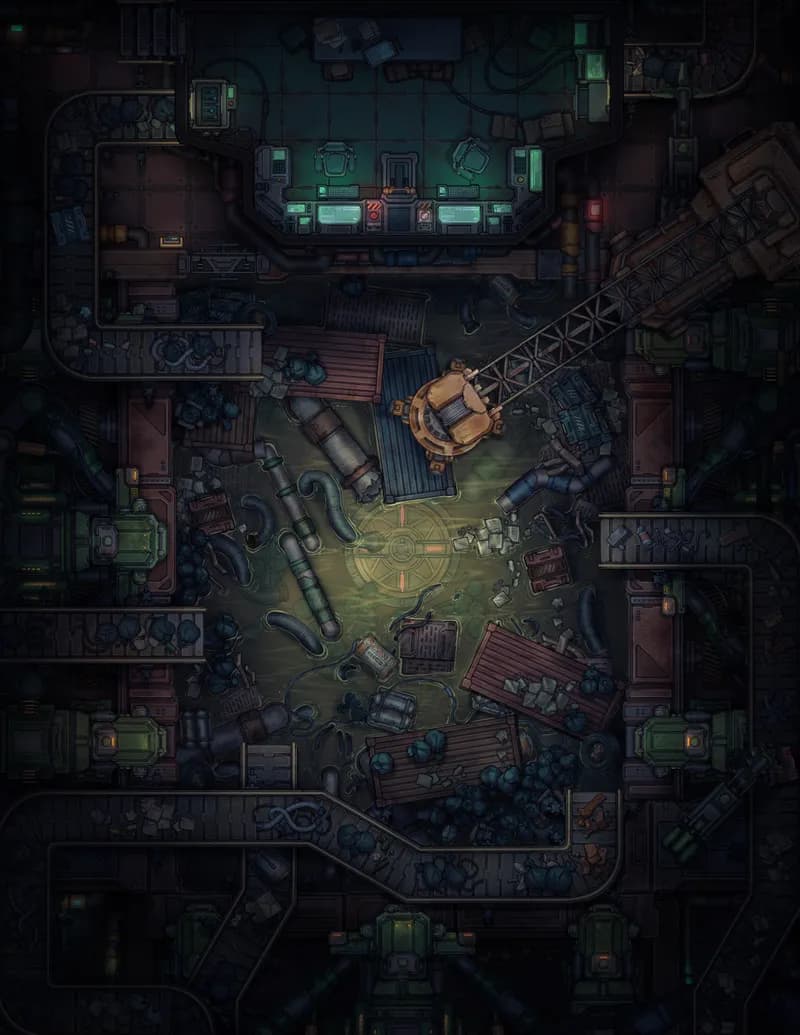 Trash Compactor map, Original Night variant