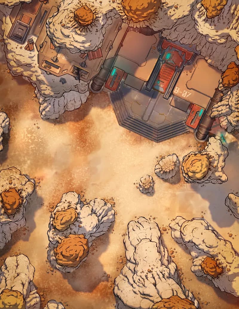 Hoodoos Base map, Empty variant