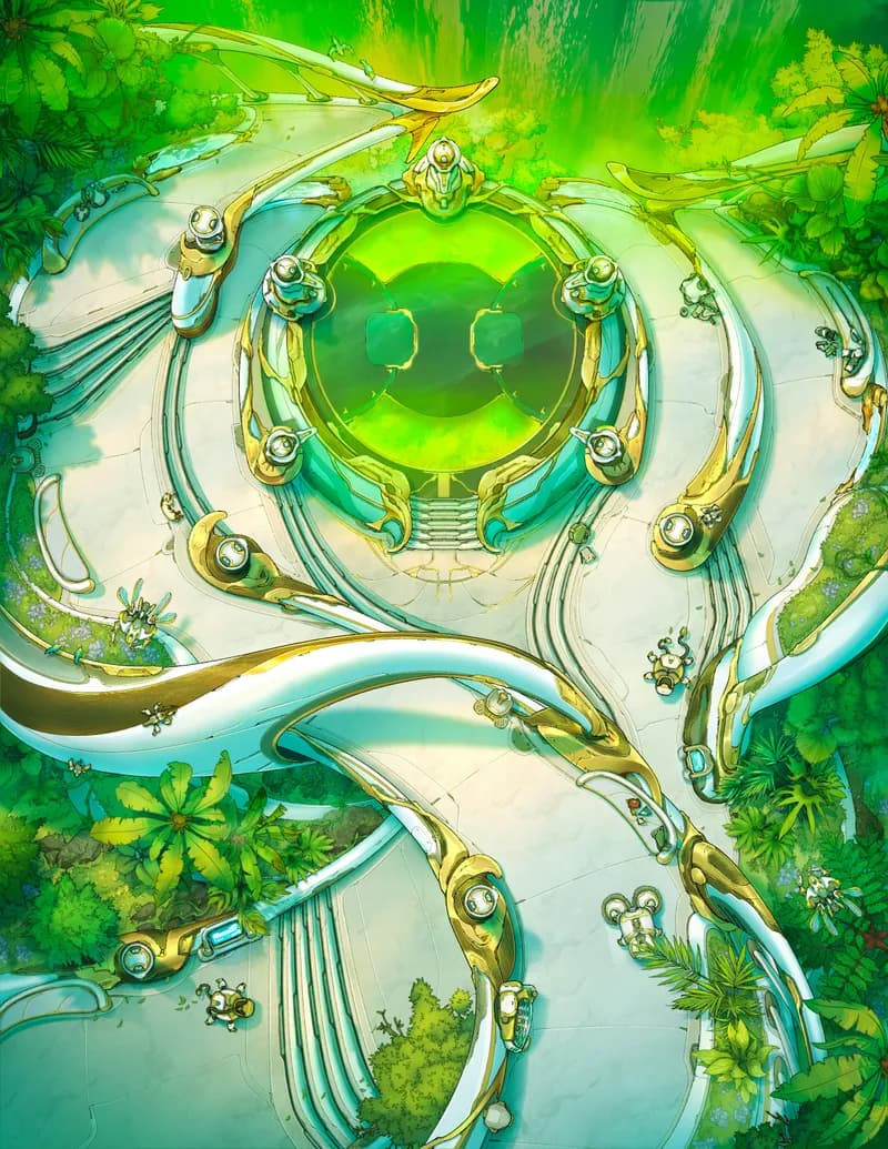 Duelling Arena map, Toxic variant