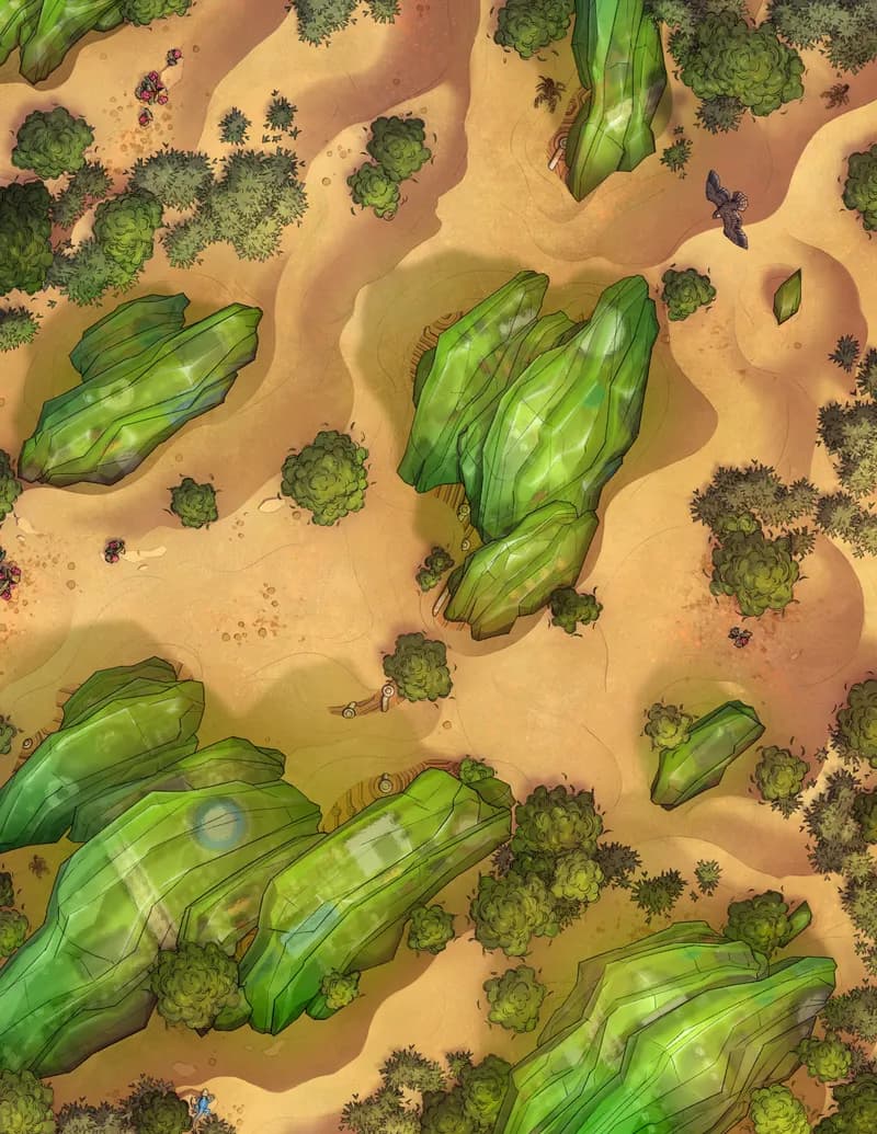 Lost Technology Desert map, Original Day variant