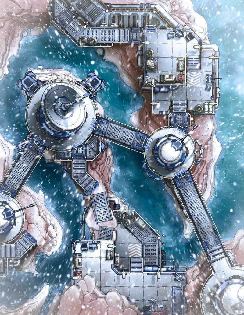 Canyon River Base map, Blizzard variant