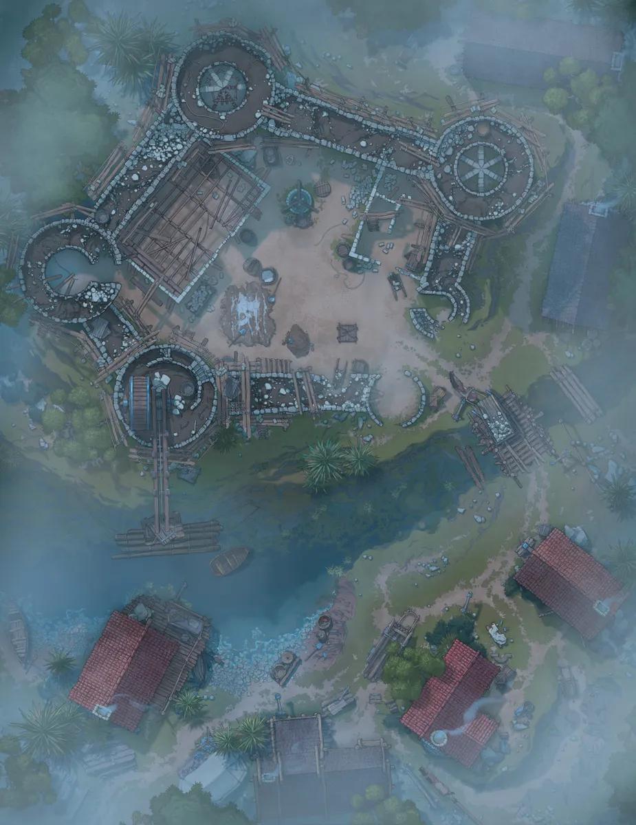 Castle Construction map, Fog variant