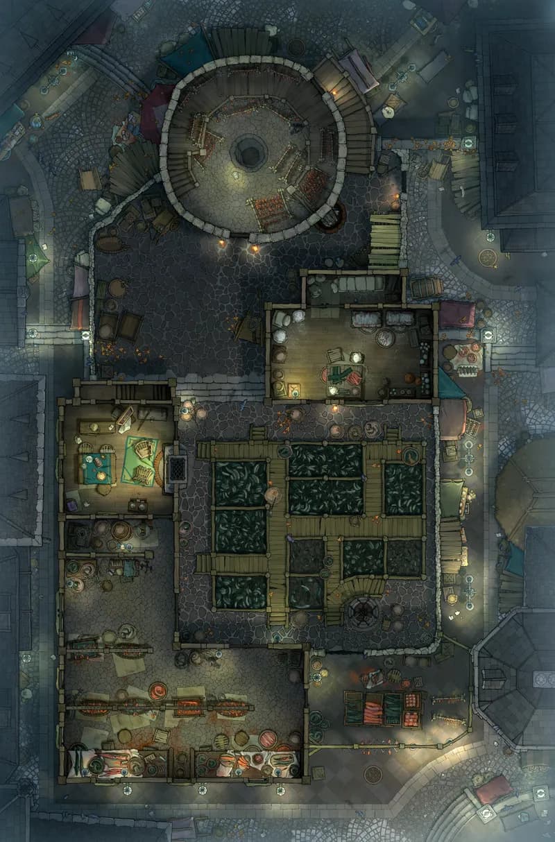 Eel Abattoir map, Original Night variant