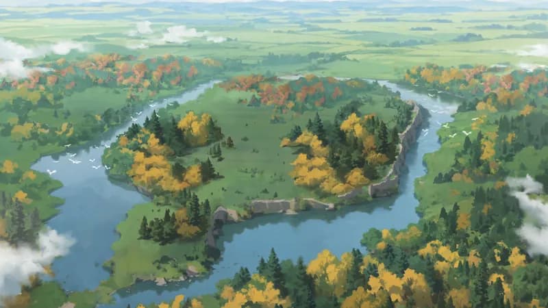 Royal Palace map, Natural Day variant