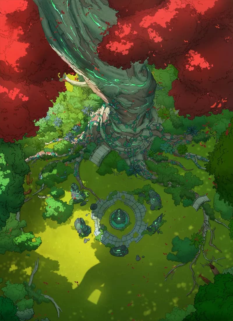 Sacred Grove map, Duck Vs Crab variant