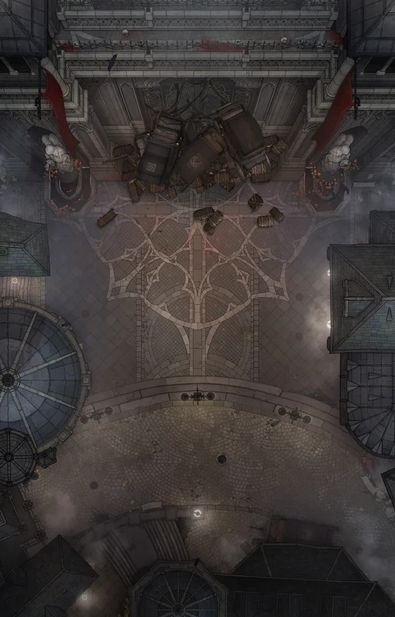 Execution Square map, Barricade variant