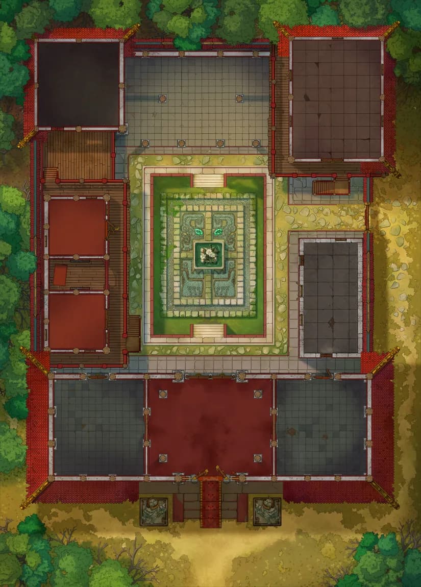 Wuxia Tavern map, Empty Day variant