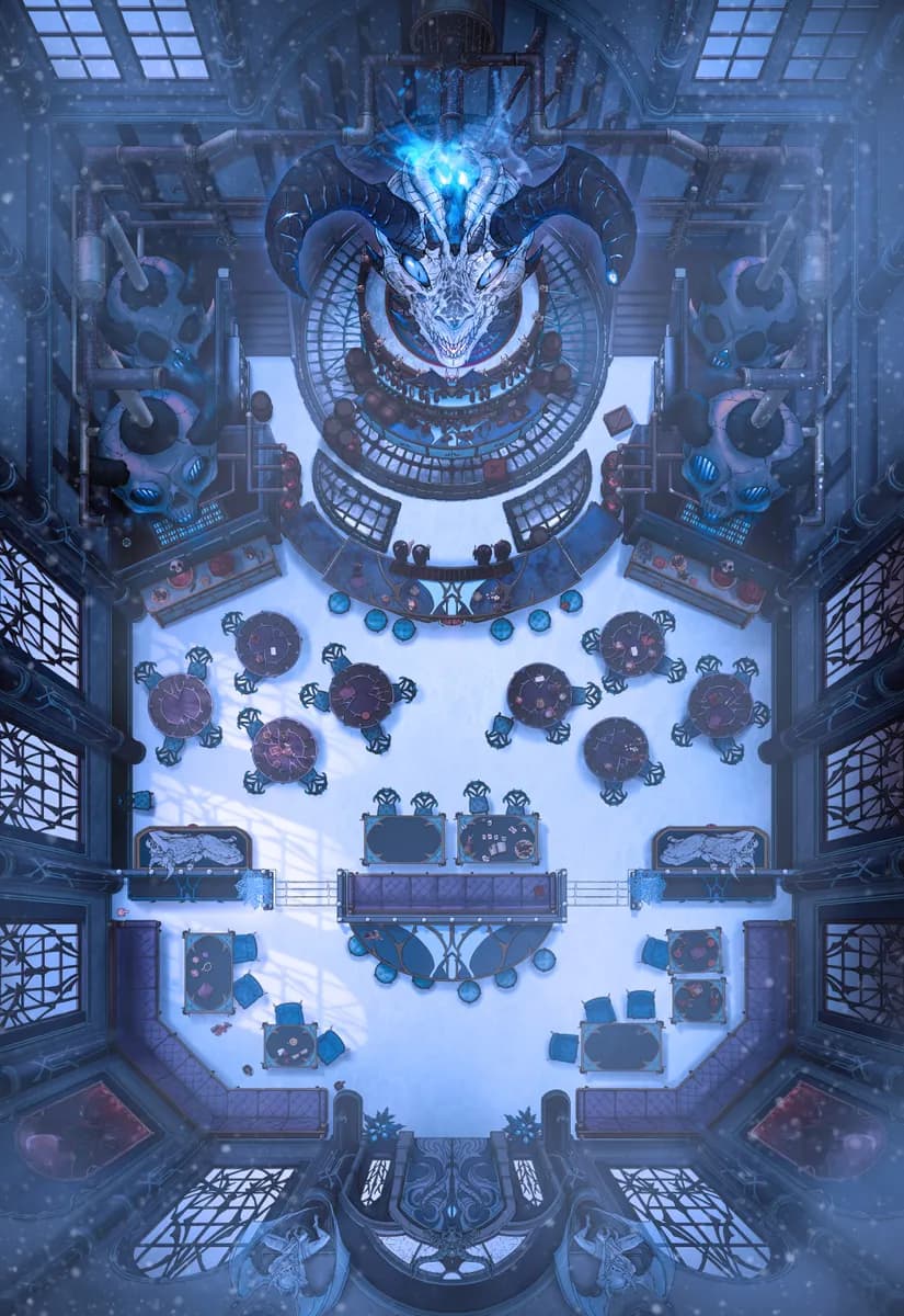 Hell's Cocktail Lounge map, Frozen variant