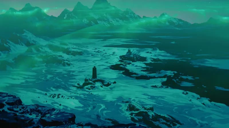 Arctic Tundra map, Aurora variant