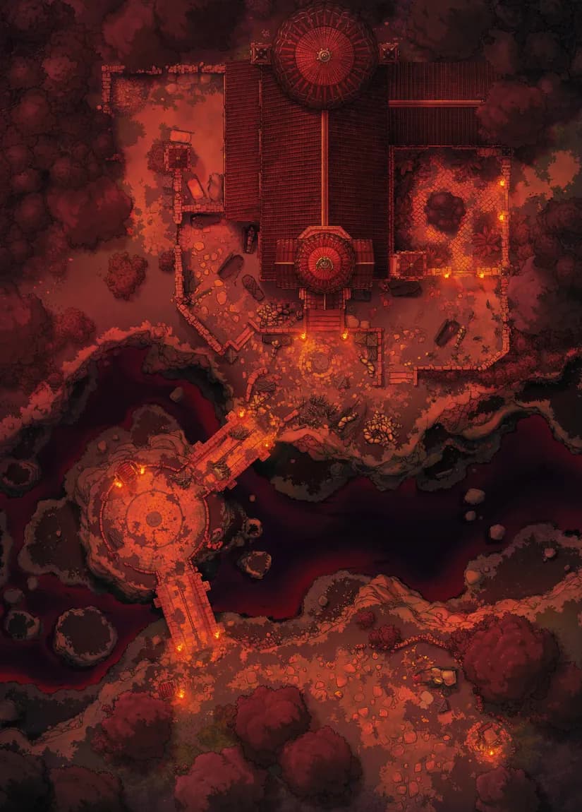 Celestial Chapel map, Blood Moon variant