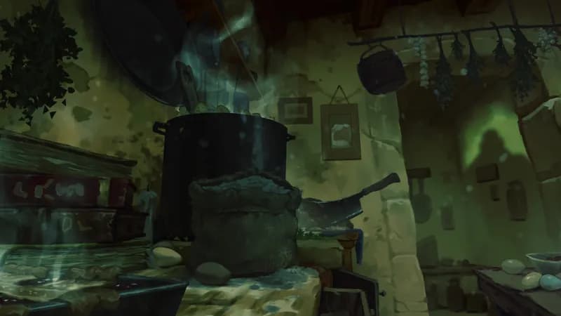 Giant Kitchen map, Horror variant