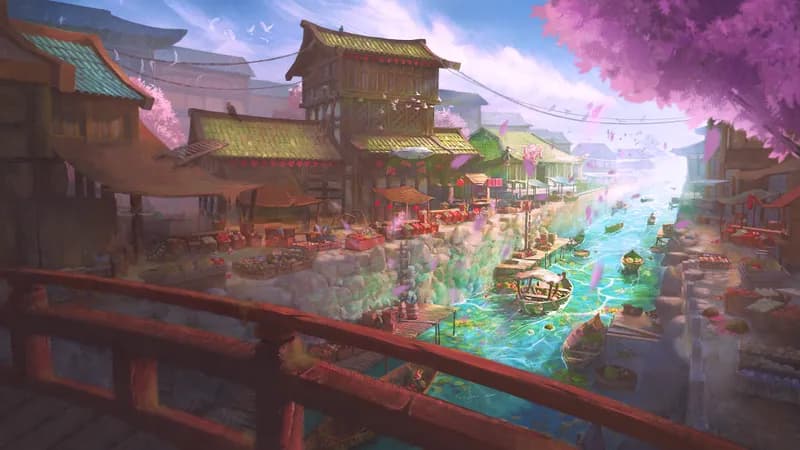 Floating Market map, Spring variant