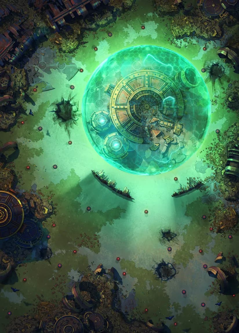 Gnome Minefield map, Shield variant