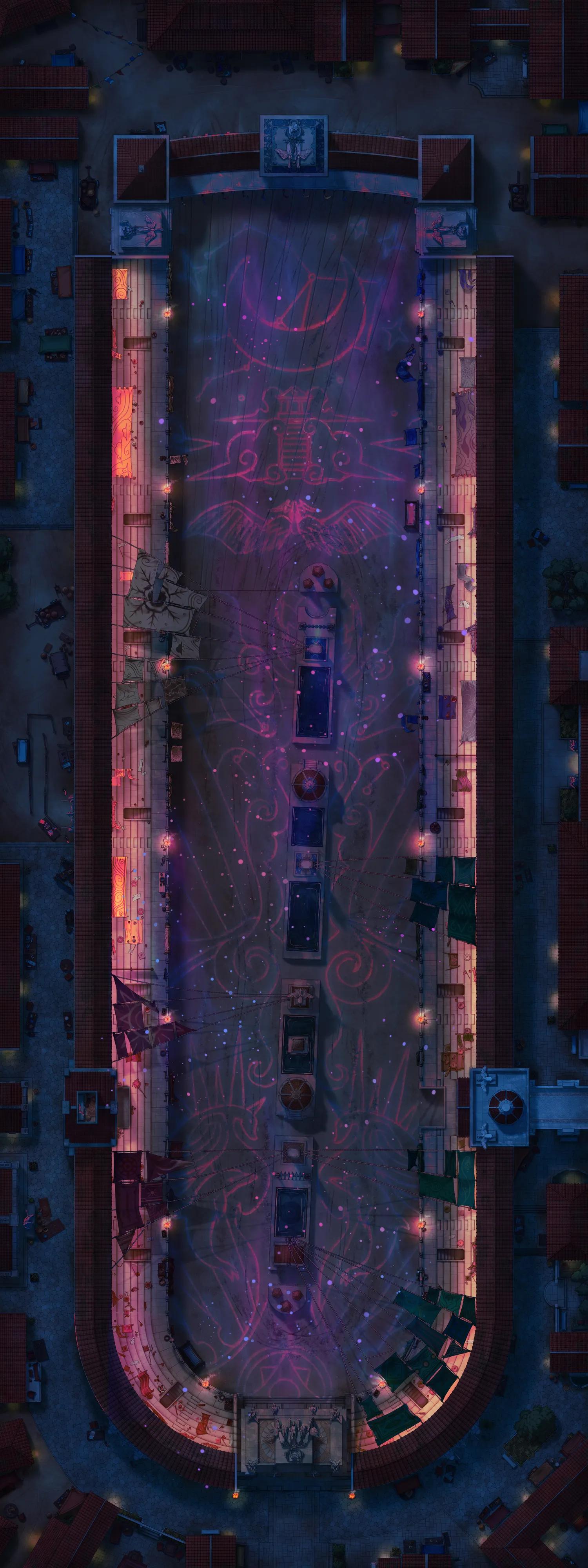 Hippodrome map, Arcane variant