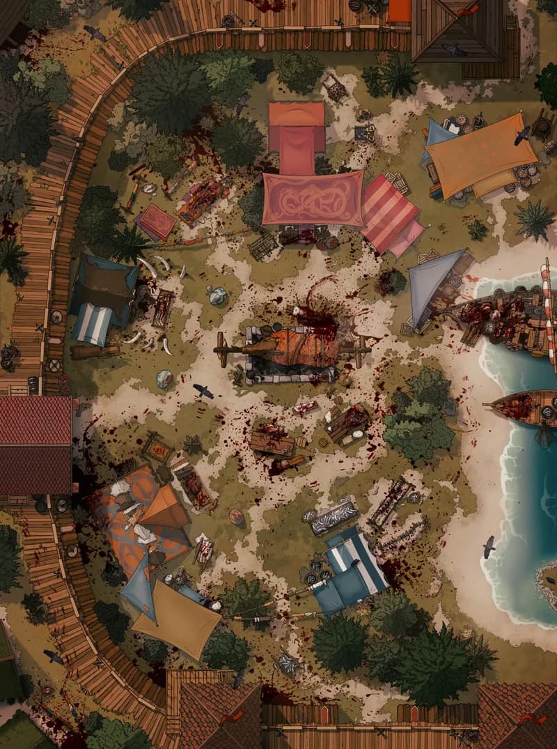 Viking Market map, Massacre variant