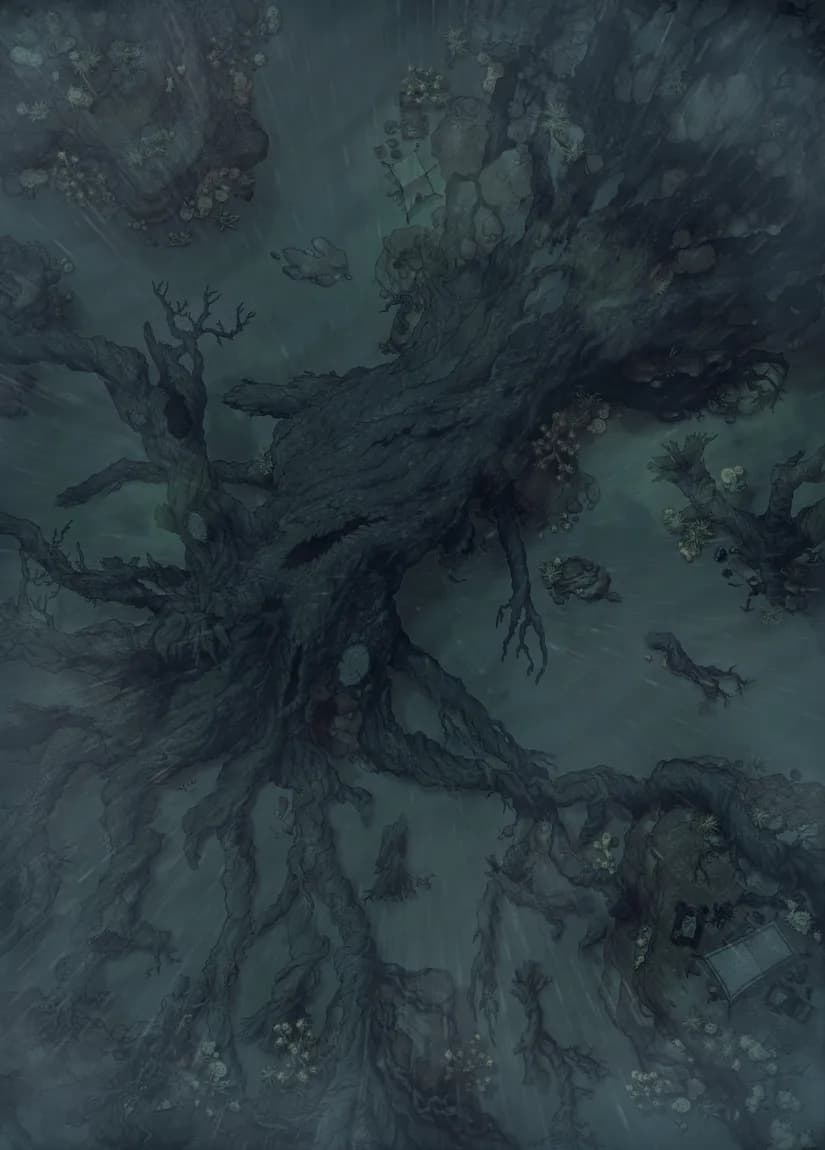 Fallen Ancient Tree map, Rain variant
