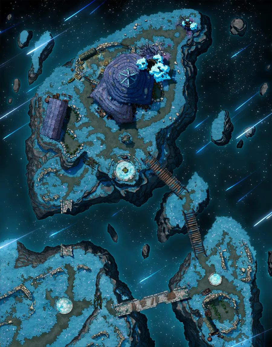 Druid Islands map, Astral variant