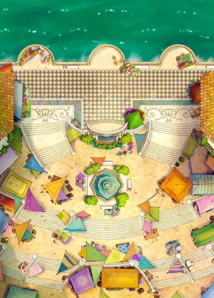 Magisters Market map, Seaside Day variant