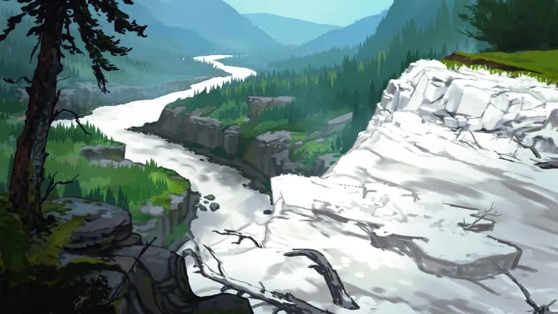 Impending Waterfall map, River of Erasure variant