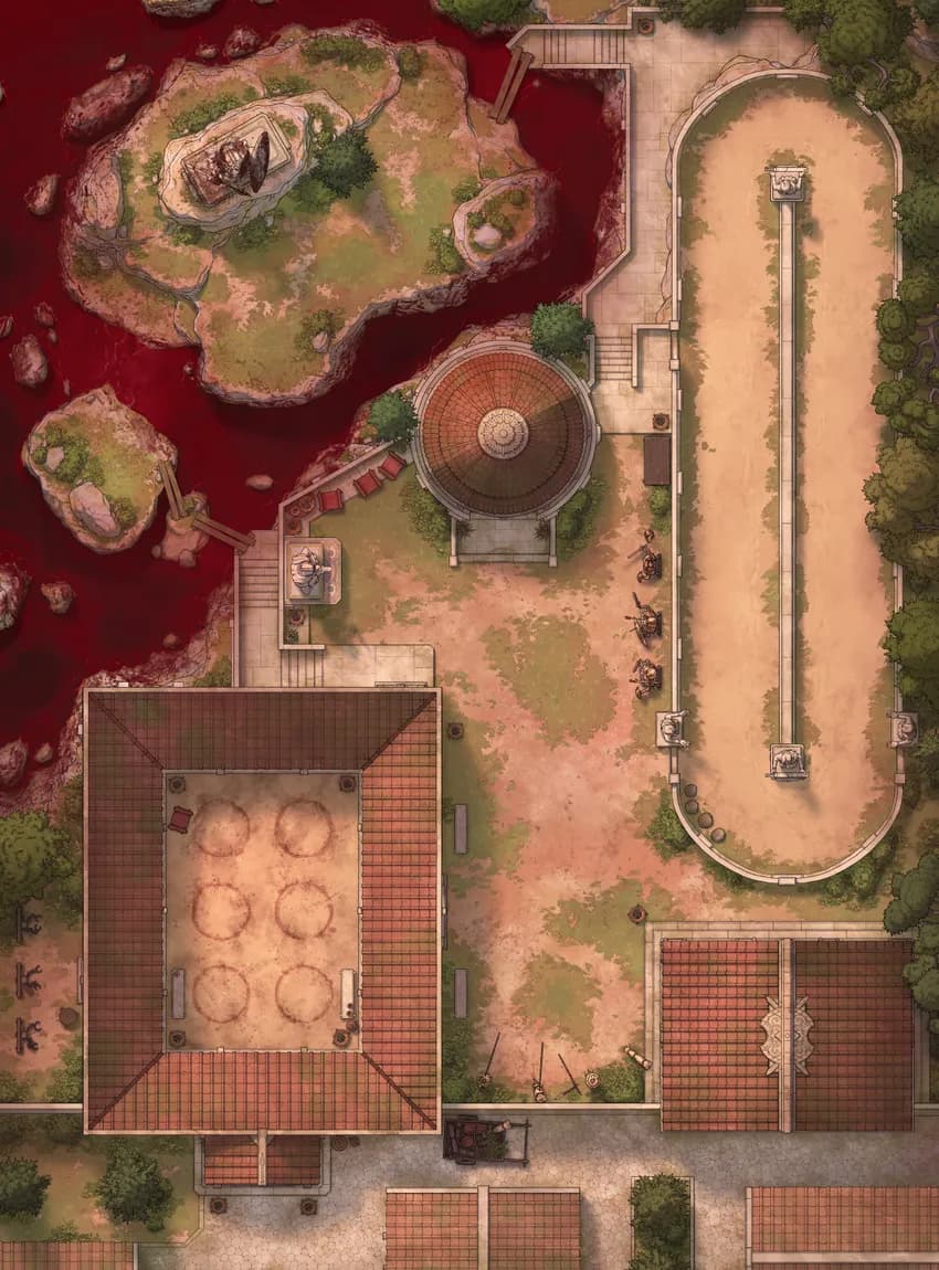 Training Grounds map, Blood variant
