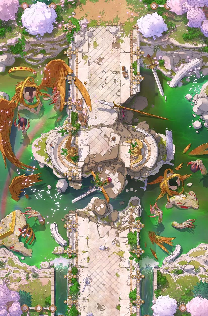 Empyreal Bridge map, Spring variant