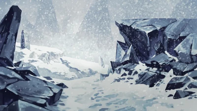 Megalith Gate map, Winter variant