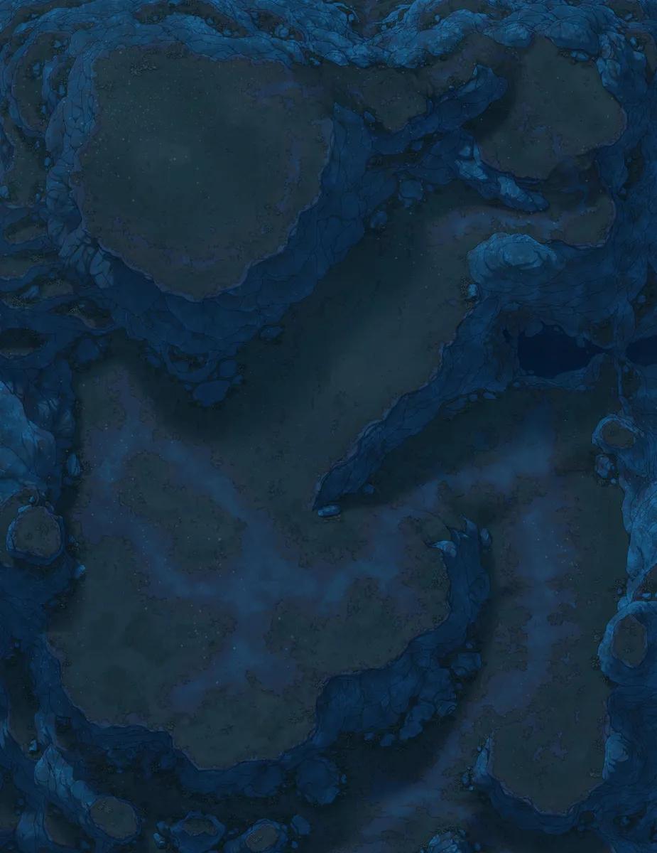 Temple of the Oracle map, Natural Night variant