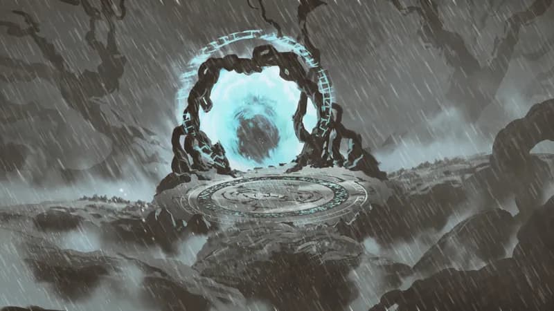 Yggdrasil Treetop map, Rain variant