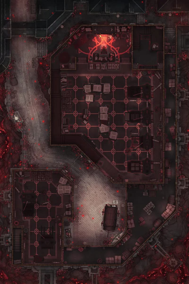 Printing Press map, Menace variant