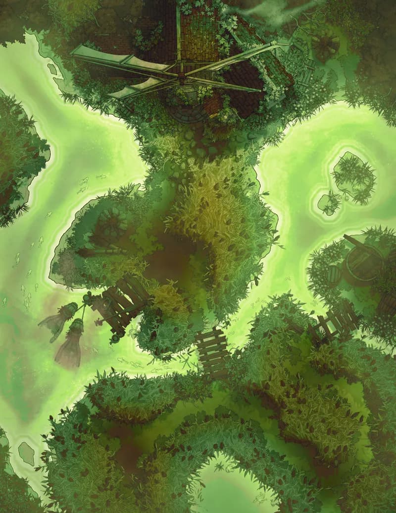 Mellow Marshland Mill map, Toxic variant