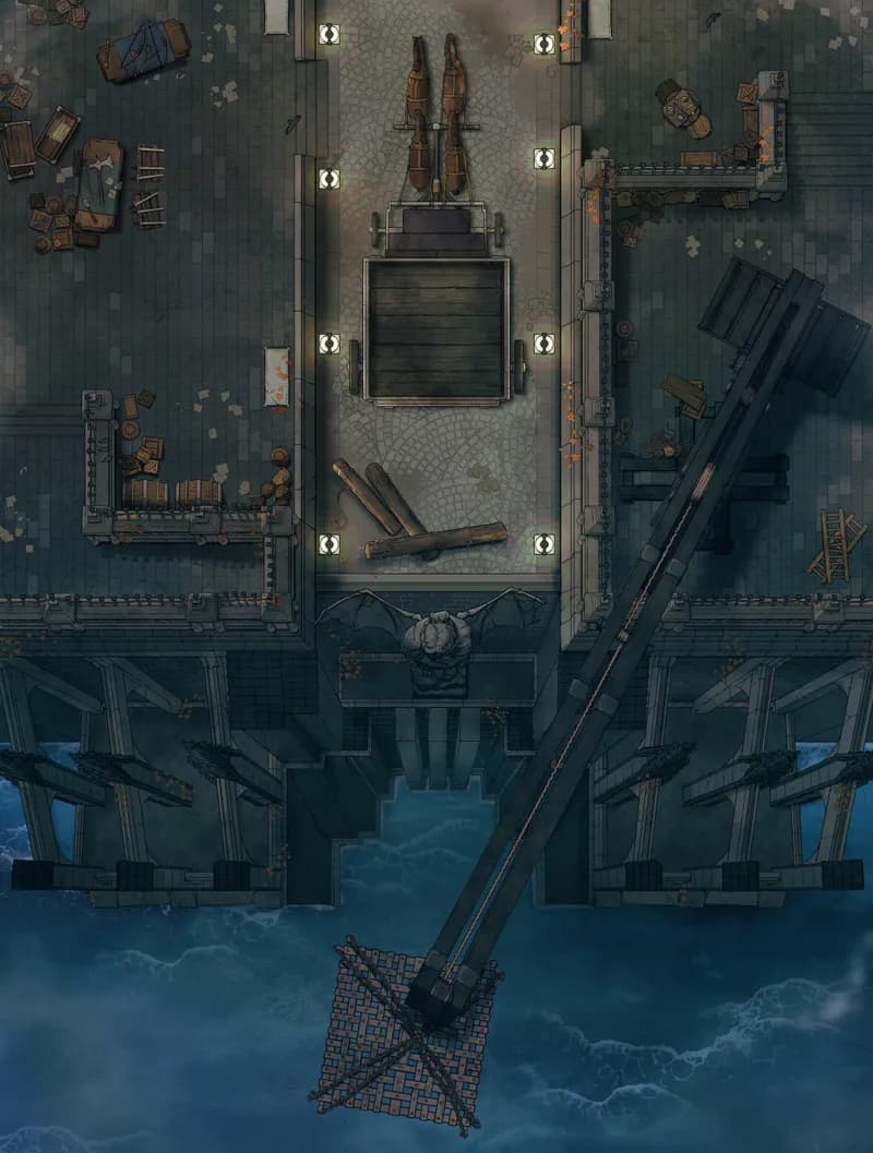 Wyrm Winch map, Dam variant