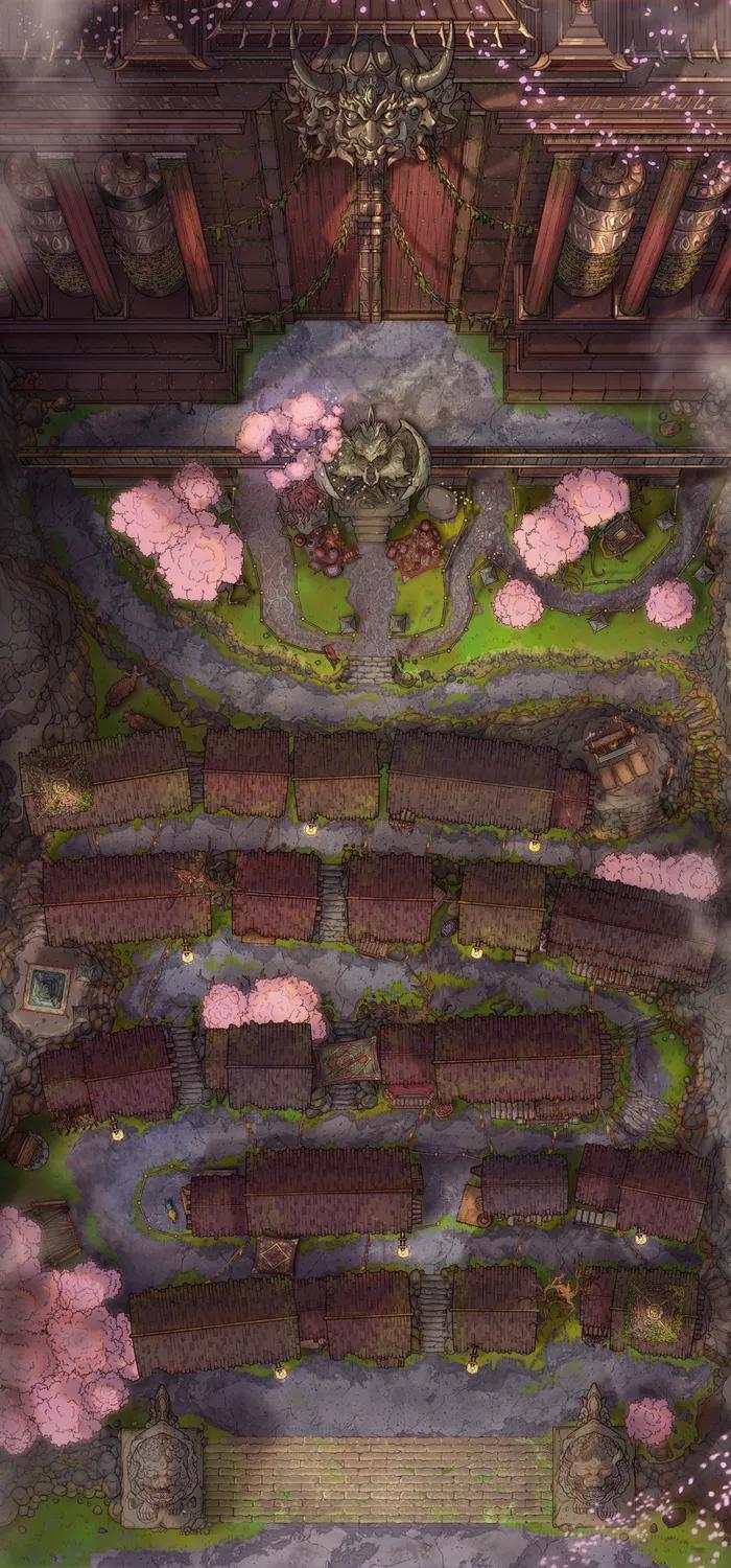 The Forbidden Gates map, Spring variant