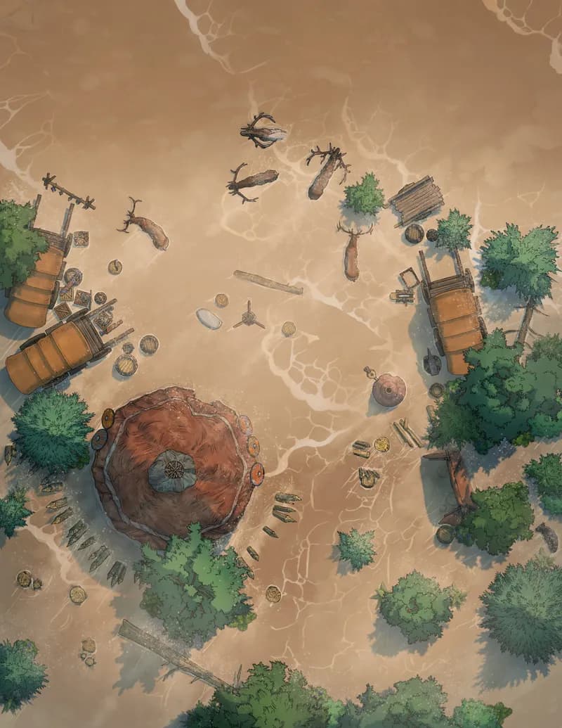 Lakeside Respite map, Flood variant