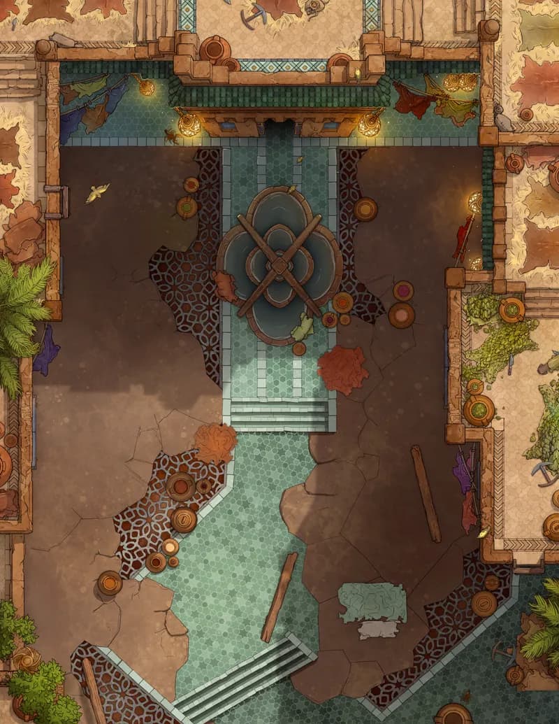 Magical Tannery map, No Pits Day variant