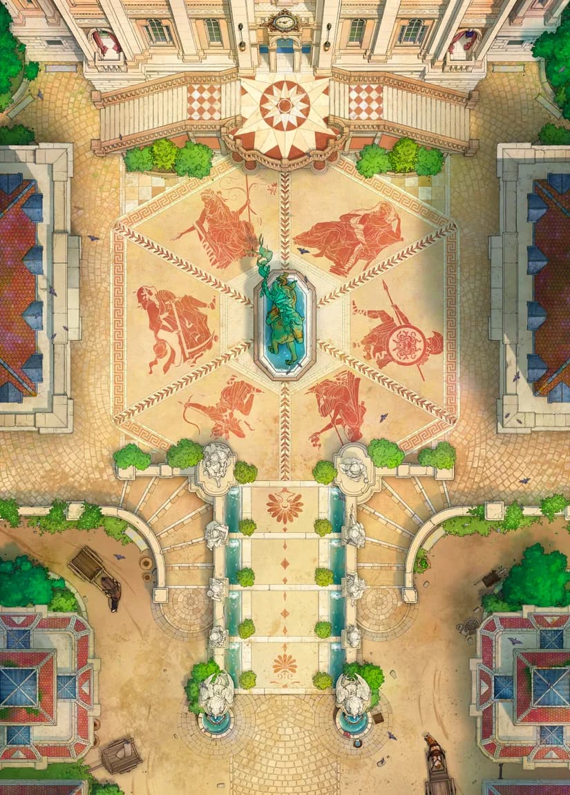 Grand Duke's Plaza map, Original Day variant